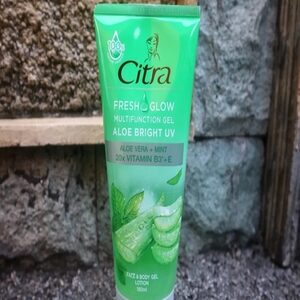 Cek Bpom Fresh Glow Aloe Vera + Mint Face & Body Gel Lotion Citra