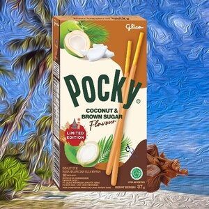 CEK BPOM Biskuit Stik Rasa Kelapa dan Gula Merah (Coconut and Brown Sugar Flavour) Pocky
