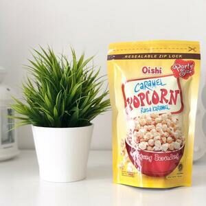 CEK BPOM Jagung Berondong Rasa Karamel (Popcorn Caramel Flavor) Oishi