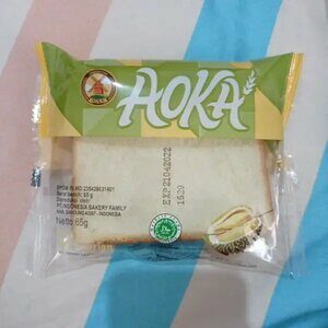 CEK BPOM Roti Panggang Rasa Durian Aoka