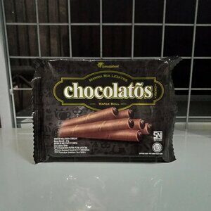 CEK BPOM Wafer Roll Rasa Cokelat (DARK) Chocolatos