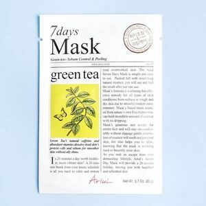 Cek Bpom 7days Mask Green Tea Ariul