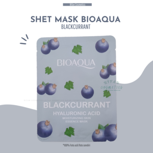 Cek Bpom Blackcurrant Hyaluronic Acid Moisturizing Skin Essence Mask Bioaqua