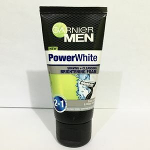 Cek Bpom Men - Power White Shaving + Cleansing Brightening Foam Garnier