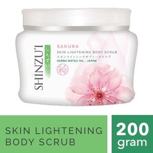 Cek Bpom Skin Lightening Body Scrub With Sakura Extract Hana Shinzu`i