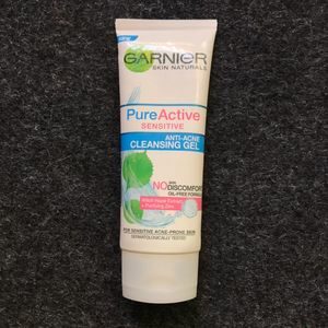 Cek Bpom Skin Naturals Pure Active Sensitive Anti - Acne Cleansing Gel Garnier