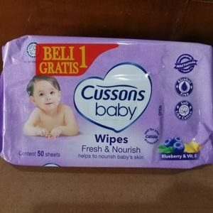 Cek Bpom Wipes Fresh & Nourish Cussons Baby