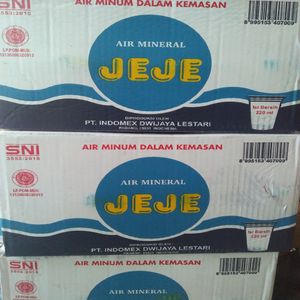 Cek Bpom Air Minum Dalam Kemasan (Air Mineral) Jeje