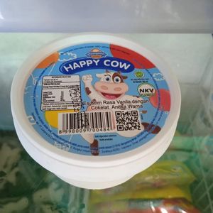 Cek Bpom Es Krim Rasa Vanila Dengan Cokelat Aneka Warna Campina-happy Cow