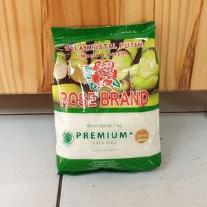 Cek Bpom Gula Kristal Putih Rose Brand (Desain Label Premium Hijau)