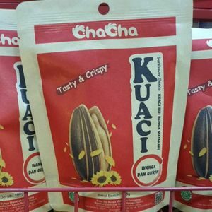 Cek Bpom Kuaci Biji Bunga Matahari Rasa Pedas (Roasted Sunflower Seeds Spiced Flavor) Chacha