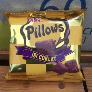 Cek Bpom Makanan Ringan Ekstrudat Isi Cokelat (Chocolate Filled) Oishi Pillows