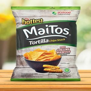 Cek Bpom Makanan Ringan Ekstrudat Jagung Rasa Jagung Barbeque (Corn Barbeque Flavoured Torlilla Chips) Mr. Hottest Maitos