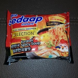 Cek Bpom Mi Instan Kuah Rasa Ayam Pedas Ala Korea (Korean Spicy Soup) Sedaap