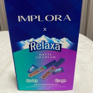 Cek Bpom X Relaxa Matte Lipcream - Grape Implora