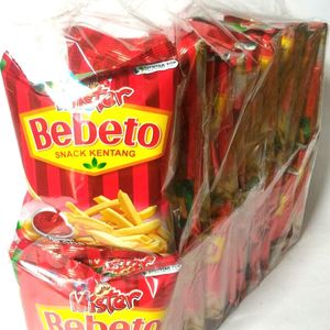 Cek Bpom Makanan Ringan Ekstrudat Kentang Dengan Saus Sambal Mister Bebeto