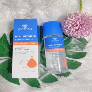 Cek Bpom Ms. Pimple Acne Solution Exfoliating Toner Emina