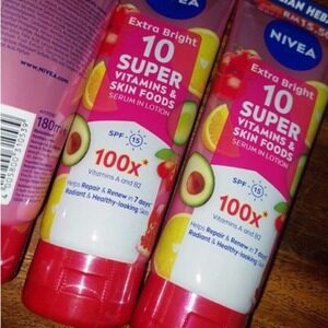 Cek Bpom Extra Bright 10 Super Vitamins & Skin Foods Serum Spf 15 Nivea
