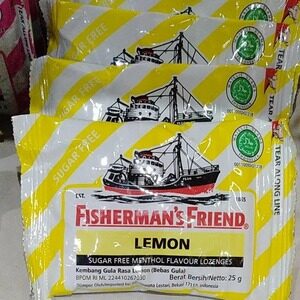 Cek Bpom Kembang Gula Rasa Lemon (Lemon Flavour Lozenges) Fishermans Friend