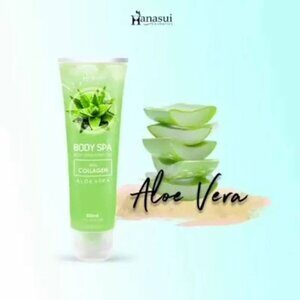 CEK BPOM Body Spa Body Exfoliating Gel Aloe Vera With Collagen