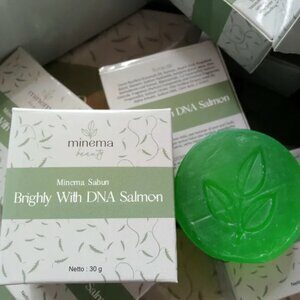 CEK BPOM Minema Sabun Brighly With DNA Salmon