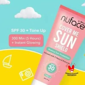 CEK BPOM Cover Me Sun Shield Watery Sun Protection SPF 30 PA +++ Tone Up