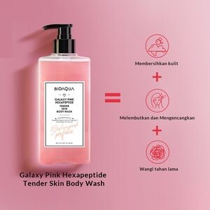 CEK BPOM Galaxy Pink Hexapeptide Tender Skin Body Wash