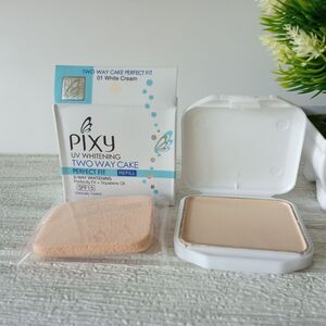 CEK BPOM Perfect Fit Two Way Cake 01 White Cream