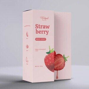 CEK BPOM Strawberry Body Mist Perfume by Holigrels