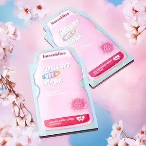 CEK BPOM Yogurt Vit+ Mask Sakura Brightening Solution
