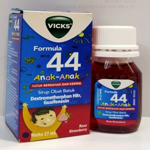 Cek Bpom Vicks Formula 44 Anak-anak (Rasa Strawberry)