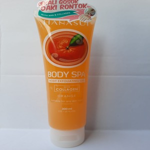 Cek Bpom Body Spa Body Exfoliating Gel Orange With Collagen Hanasui