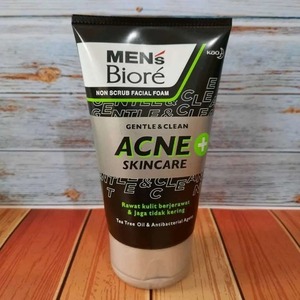 Cek Bpom Facial Foam Gentle & Clean Acne Skincare Men's Biore