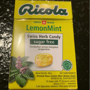 Cek Bpom Permen Rasa Lemon Mint (Swiss Herb Candy Lemonmint) Ricola