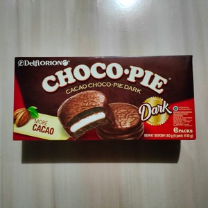 Cek Bpom Keik Cokelat Dengan Krim Marshmallow Salut Cokelat (Chocopie Dark) Delfiorion