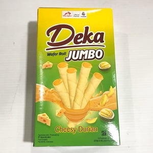 Cek Bpom Wafer Roll Rasa Durian (Cheesy Durian Wafer Roll) Deka