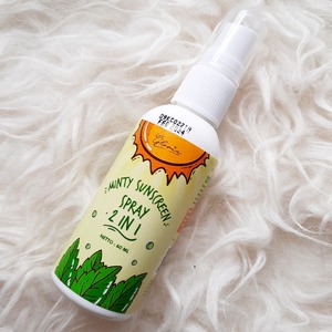 Cek Bpom Moisturizing Minty Sunscreen Spray Face And Body Lea Gloria