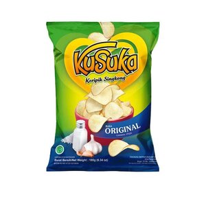 Cek Bpom Keripik Singkong Rasa Original (Original Cassava Chips) Kusuka