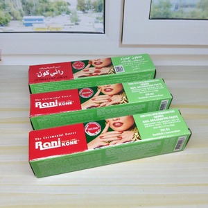 Cek Bpom Henna Nail Decoration Paste Rk 82 Reddish (In Green Pack) Rani Kone