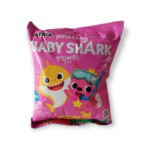 Cek Bpom Makanan Ringan Ekstrudat Rasa Balado Atira (Desain Pinkfong Baby Shark - Pink)