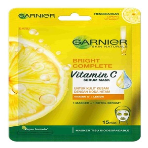 Cek Bpom Skin Naturals Bright Complete Vitamin C Serum Mask Garnier