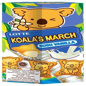 Cek Bpom Biskuit Isi Krim Rasa Susu Vanilla Lotte-koalas March