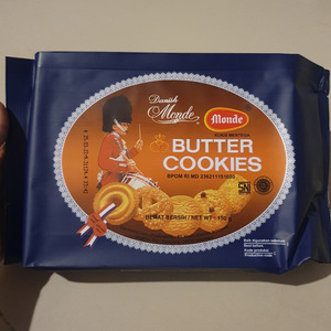 Cek Bpom Kukis Mentega ( Butter Cookies ) Monde ( Etiket Biru )