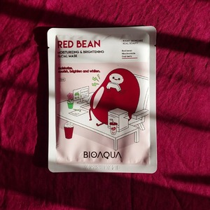 Cek Bpom Red Bean Moisturizing & Brightening Facial Mask Bioaqua