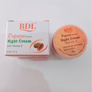 Cek Bpom Papaya Extract Night Cream With Vitamin E Bdl