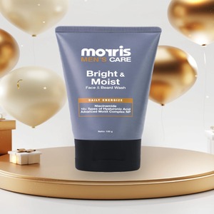 Cek Bpom Men's Care Bright And Moist Face And Beard Wash Morris